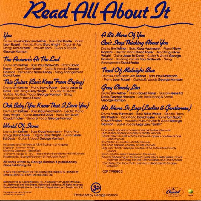 Extra Texure - Harrison George (12”) music collectible - Main Image 2