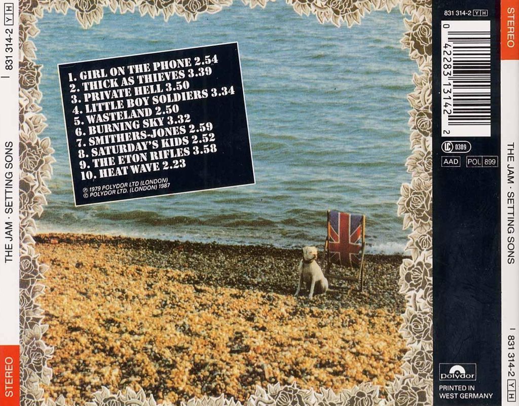 Setting Sons - The Jam (CD - 33) music collectible [Barcode 731453742024] - Main Image 2