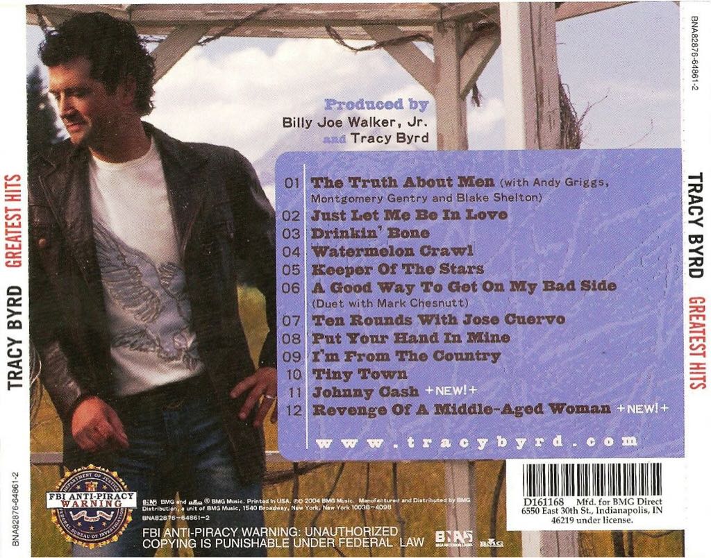 Greatest Hits - Tracy Byrd (CD - 41) music collectible - Main Image 2