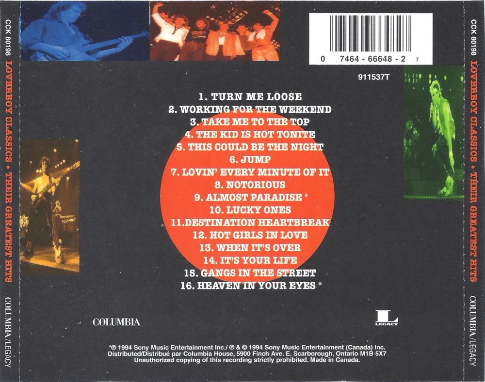 Loverboy Classics - Loverboy (CD) music collectible [Barcode 777499115378] - Main Image 2