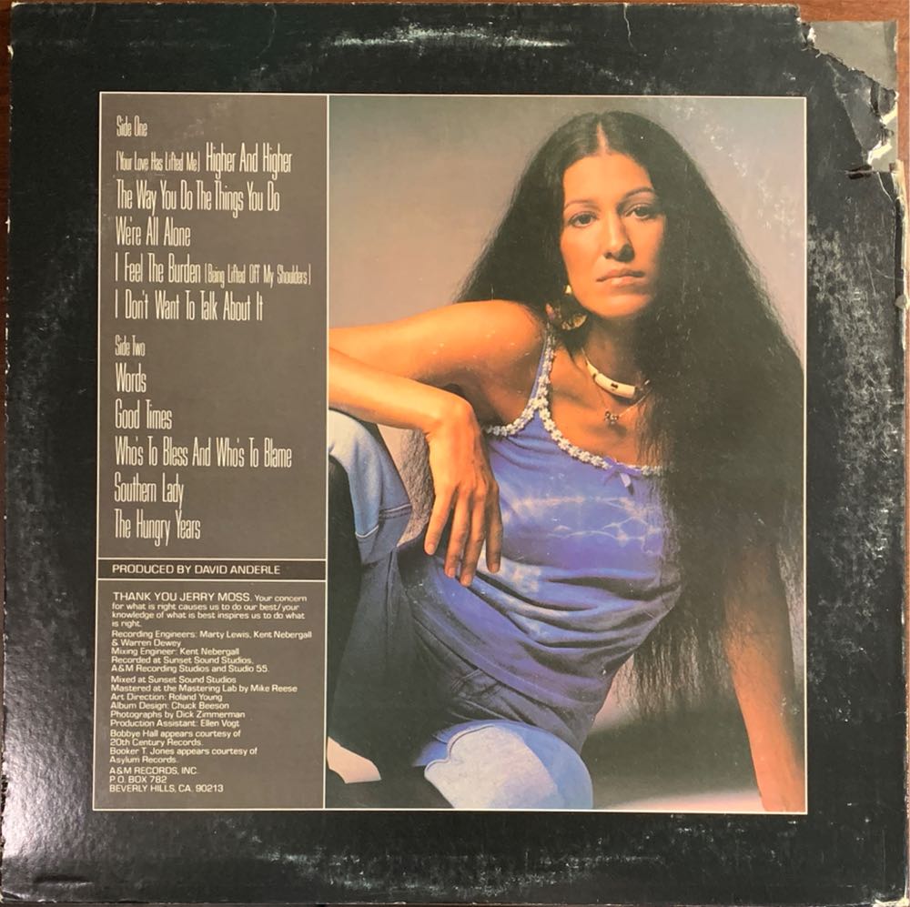 Anytime...Anywhere - Rita Coolidge (12” - 36) music collectible - Main Image 3