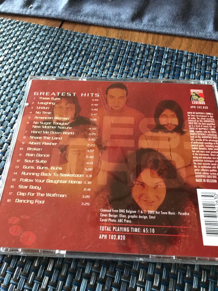The Guess Who Greatest Hits - The Guess Who music collectible - Main Image 2