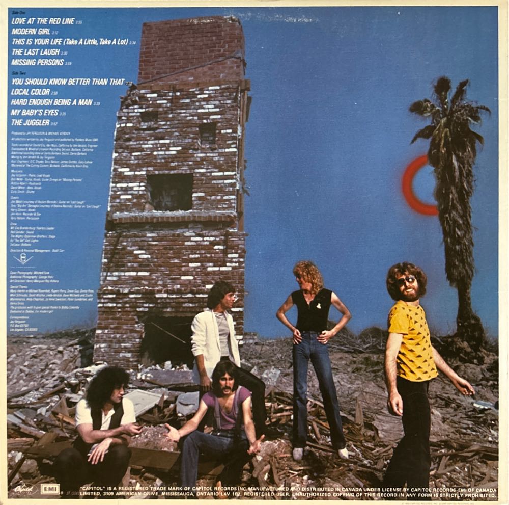 Terms And Conditions - Ferguson, Jay (12”) music collectible - Main Image 2