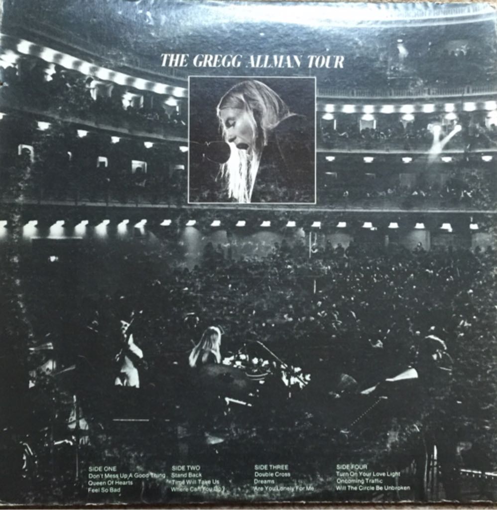 Greg Allman Tour - Allman Greg (12”) music collectible - Main Image 2