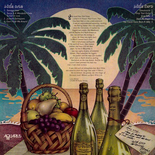 Live At El Mocambo - April Wine (12” - 47) music collectible - Main Image 2