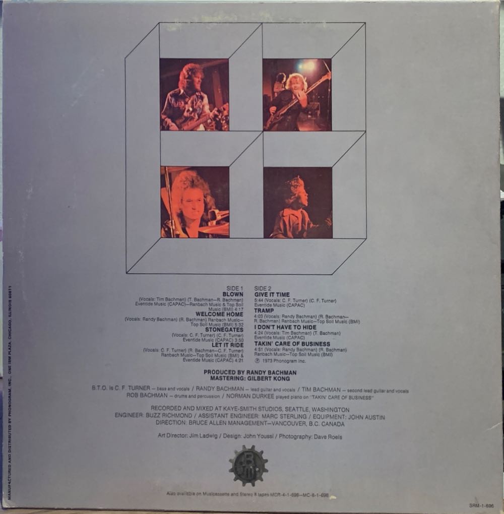 Bachman-Turner Overdrive - II - Bachman-Turner Overdrive (12”) music collectible - Main Image 2