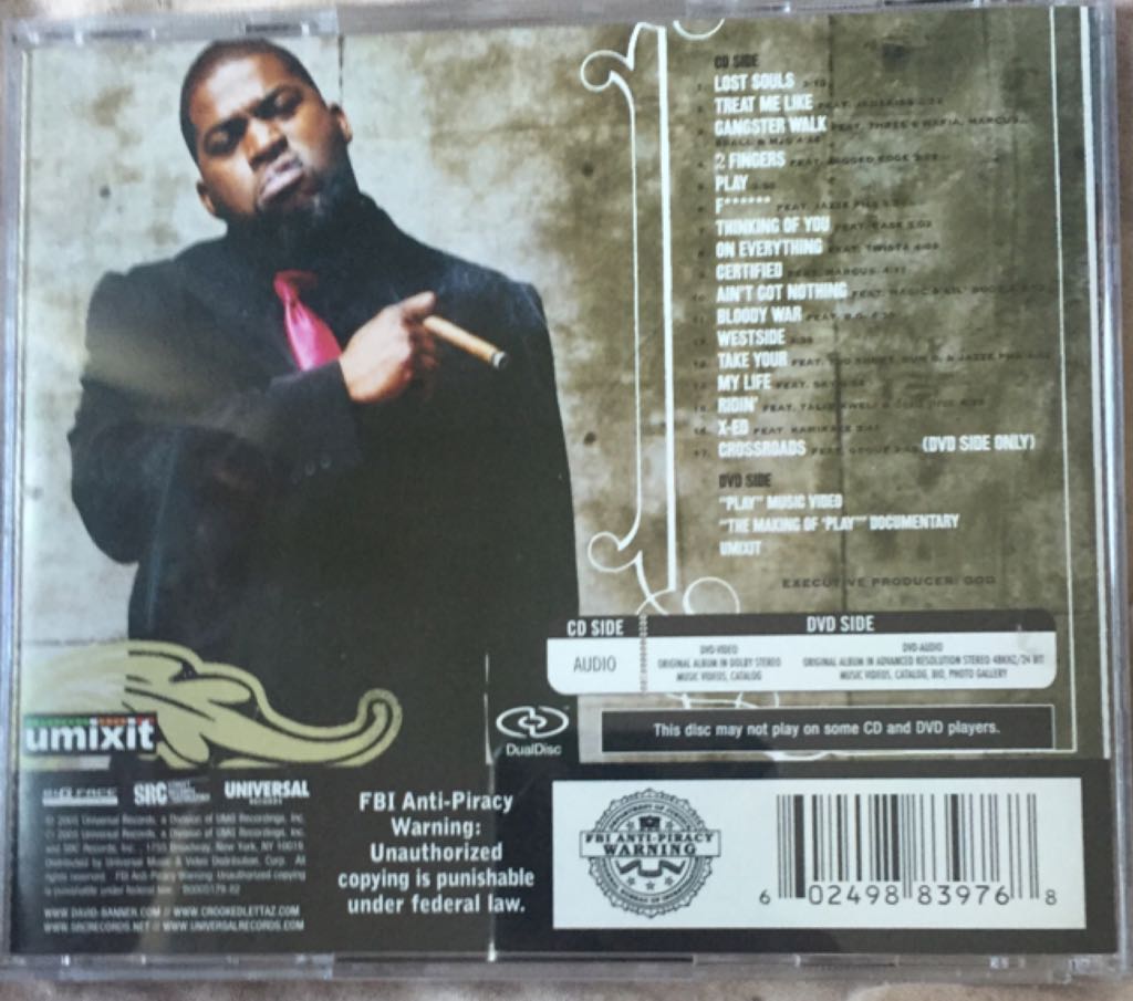 Certified - Banner David (CD) music collectible [Barcode 602498839768] - Main Image 2