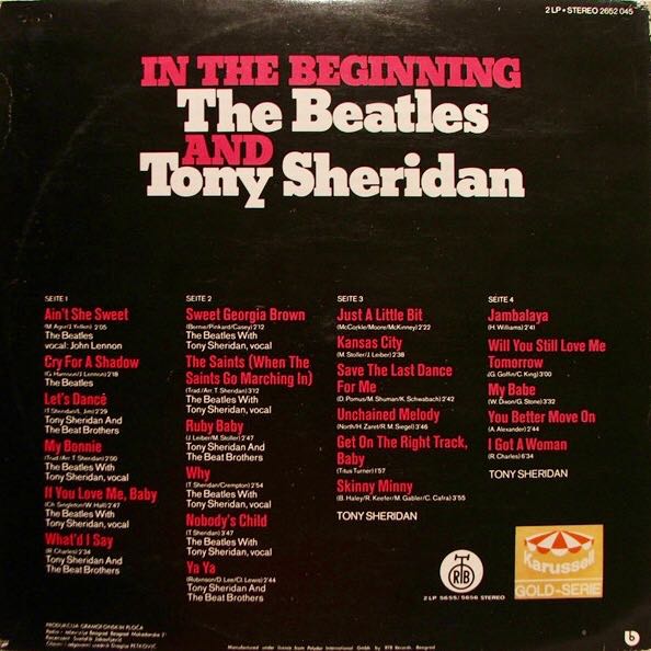 In The Beginning - Beatles (12” - 32:18) music collectible - Main Image 2