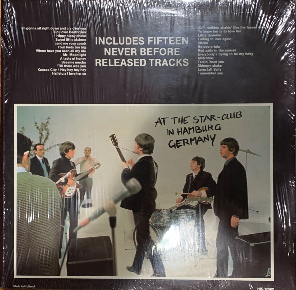 Live At Humburg - Beatles (12”) music collectible - Main Image 2