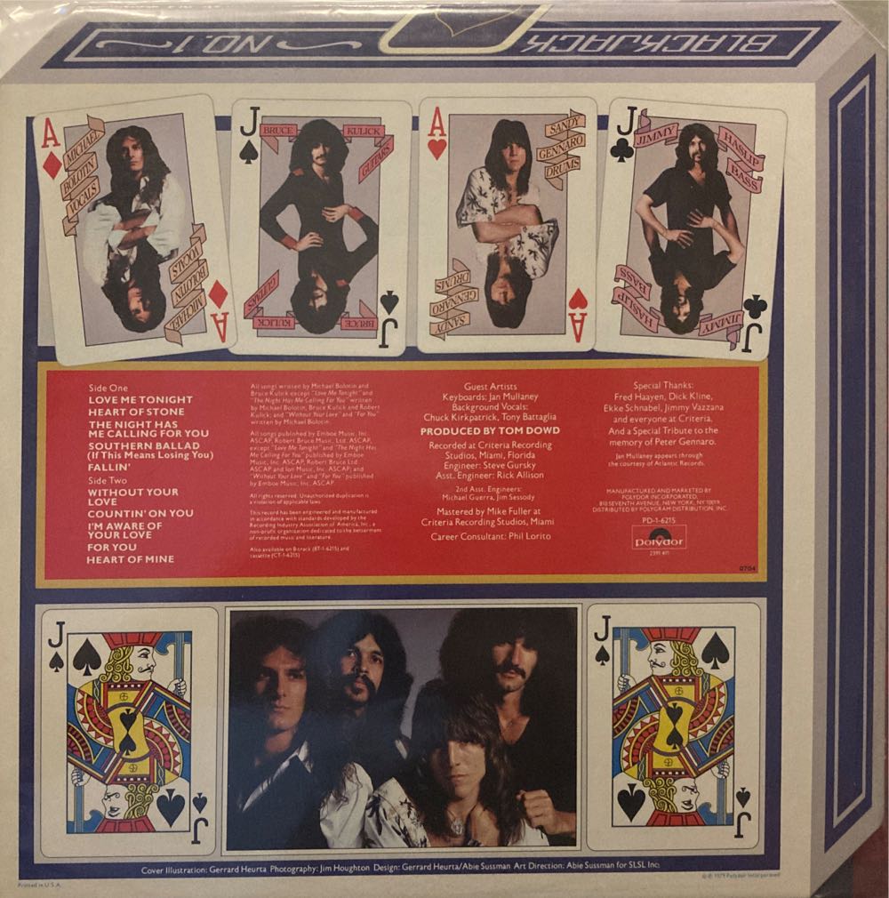 Blackjack - Blackjack (12”) music collectible - Main Image 2