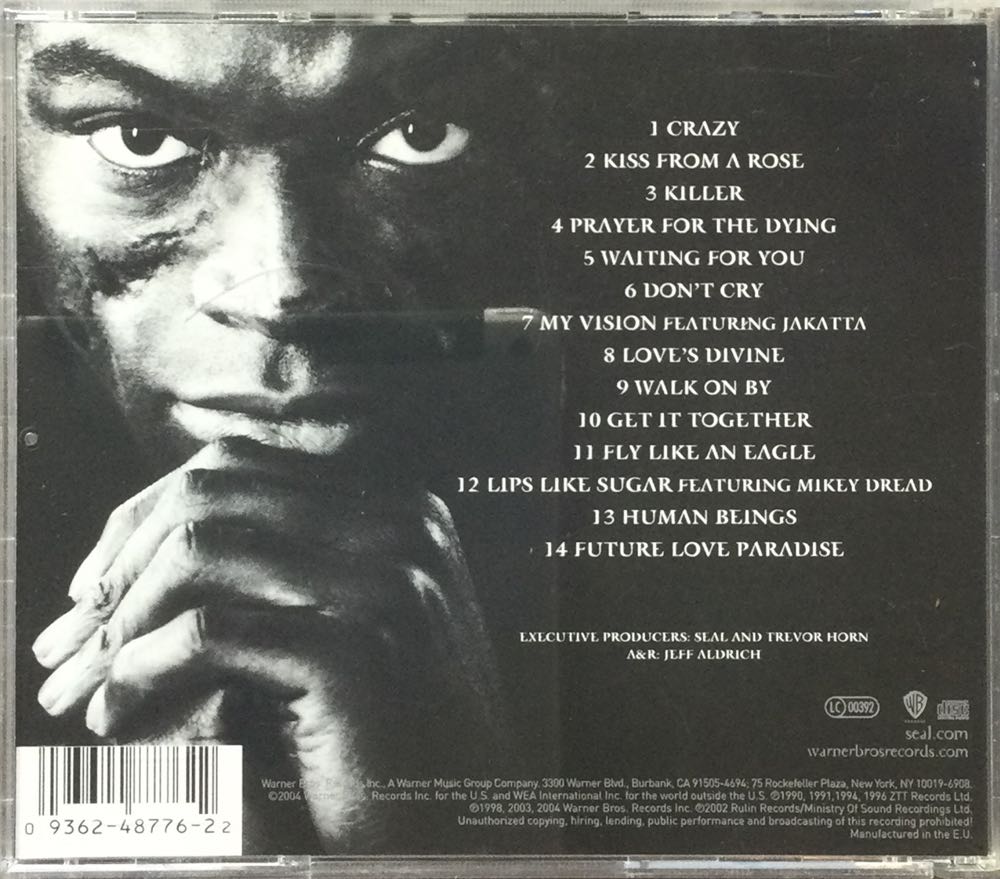 Best 1991-2004 - Seal - Seal (CD - 66) music collectible [Barcode 093624877622] - Main Image 3