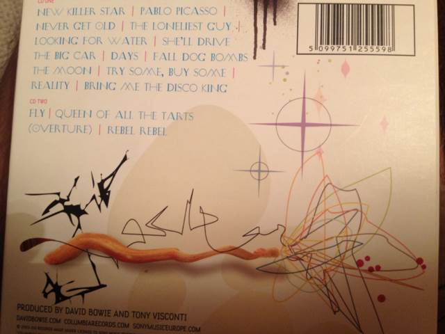 Reality - David Bowie (CD - 60) music collectible [Barcode 5099751255598] - Main Image 2