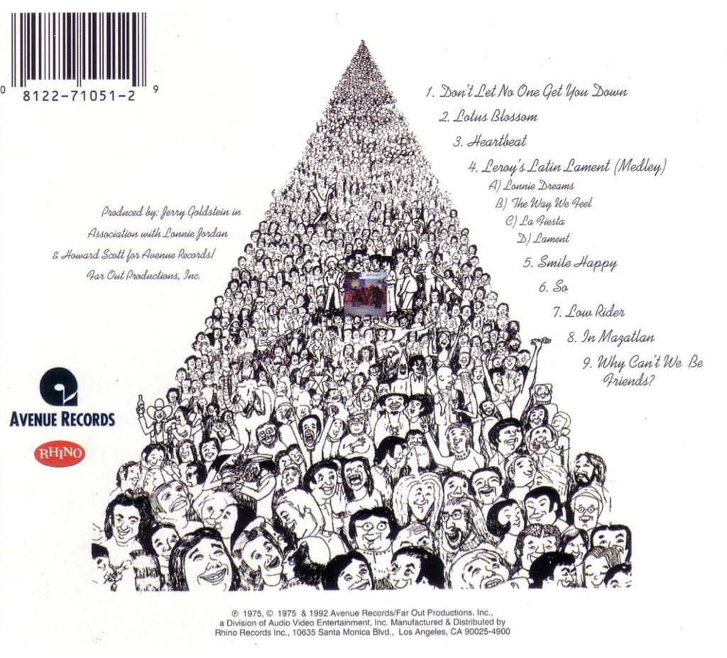 Why Can’t We Be Friends? - War (CD) music collectible [Barcode 081227105129] - Main Image 2
