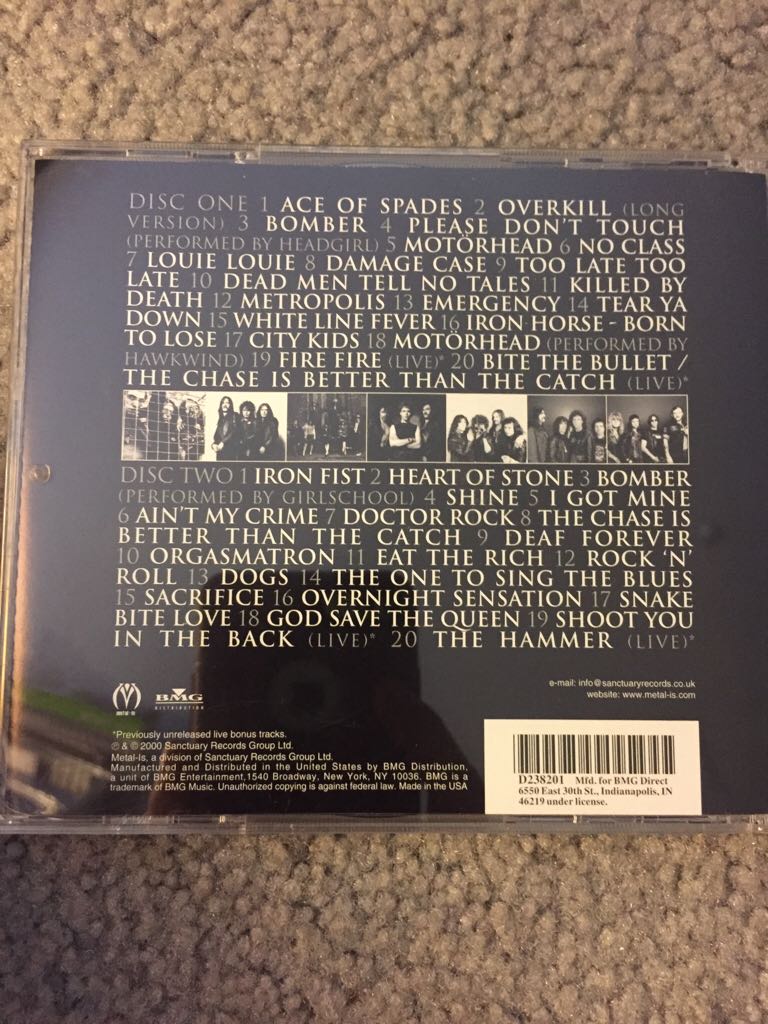 The Best Of Motorhead - Motorhead (CD) music collectible - Main Image 2