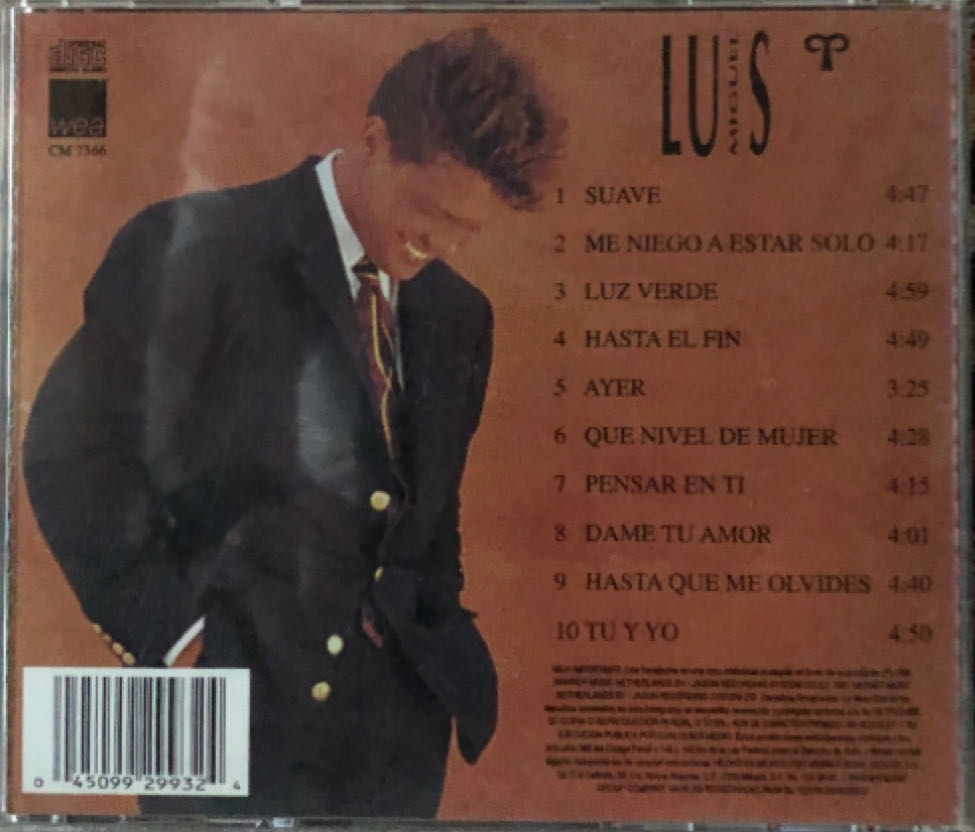 Aries - Luis Miguel (CD) music collectible [Barcode 045099299324] - Main Image 2