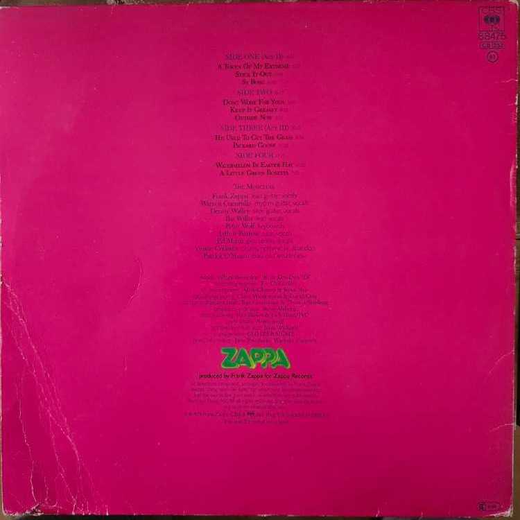 Joes Garage Acts II and III - Frank Zappa (12”) music collectible [Barcode 4988112417915] - Main Image 4