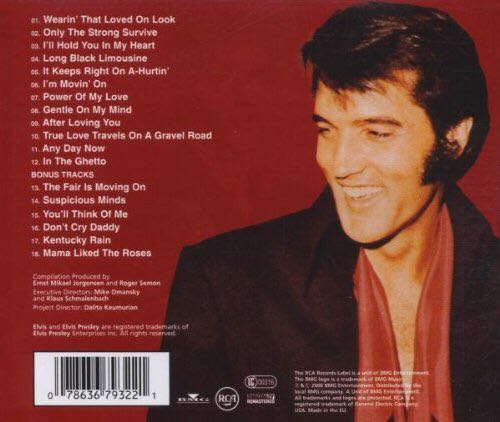 From Elvis in Memphis - Presley, Elvis (CD) music collectible [Barcode 078636793221] - Main Image 2