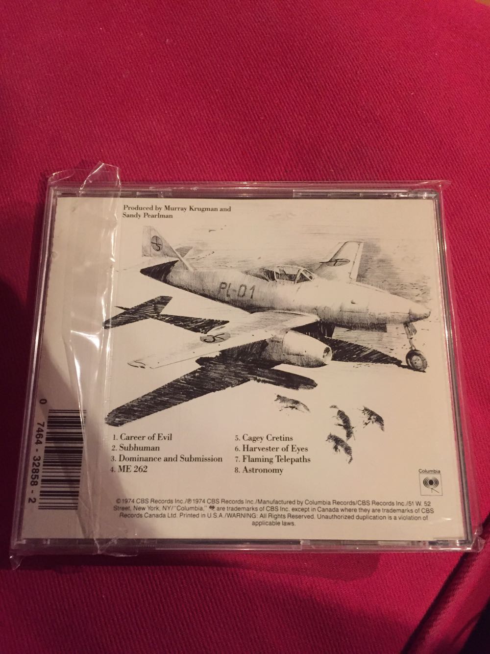 Secret Treaties - Blue Oyster Cult (CD-R - 39) music collectible [Barcode 074643285827] - Main Image 2