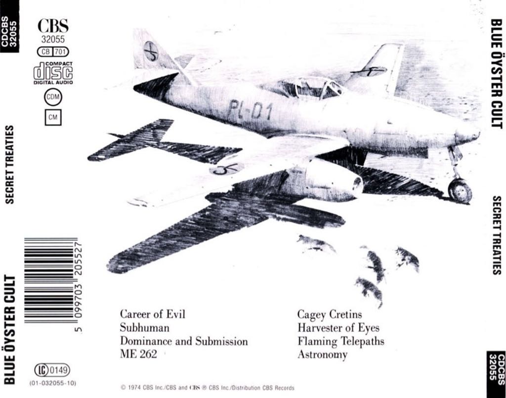 Secret Treaties - Blue Öyster Cult (CD - 3814) music collectible - Main Image 2