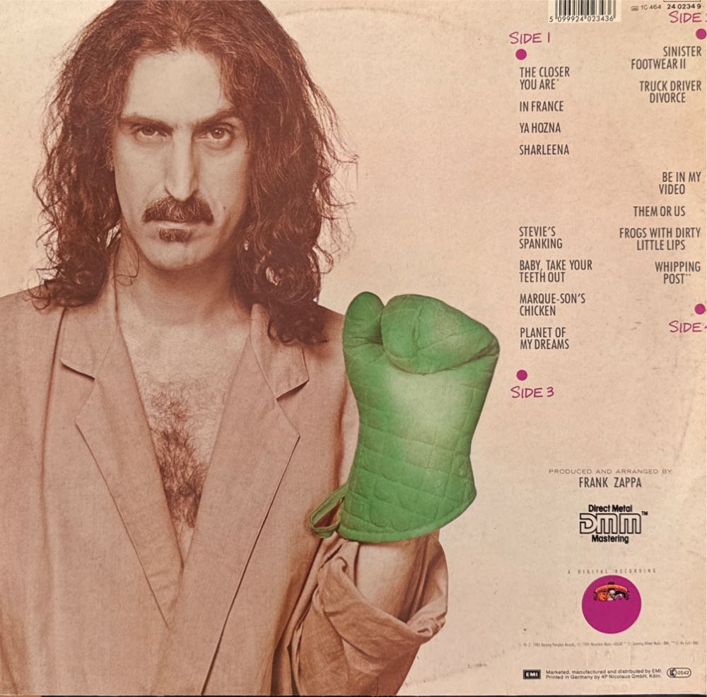 Them Or Us - Zappa, Frank (12”) music collectible [Barcode 077779008025] - Main Image 2