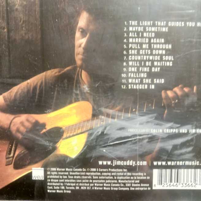 The Light That Guides You Home - Cuddy, Jim (CD) music collectible [Barcode 225646336683] - Main Image 2