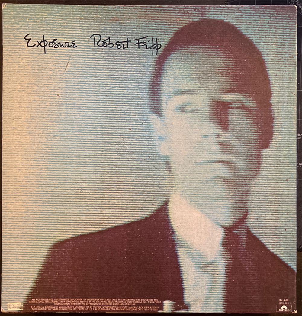 Exposure - Fripp, Robert (CD/DVD) music collectible - Main Image 2