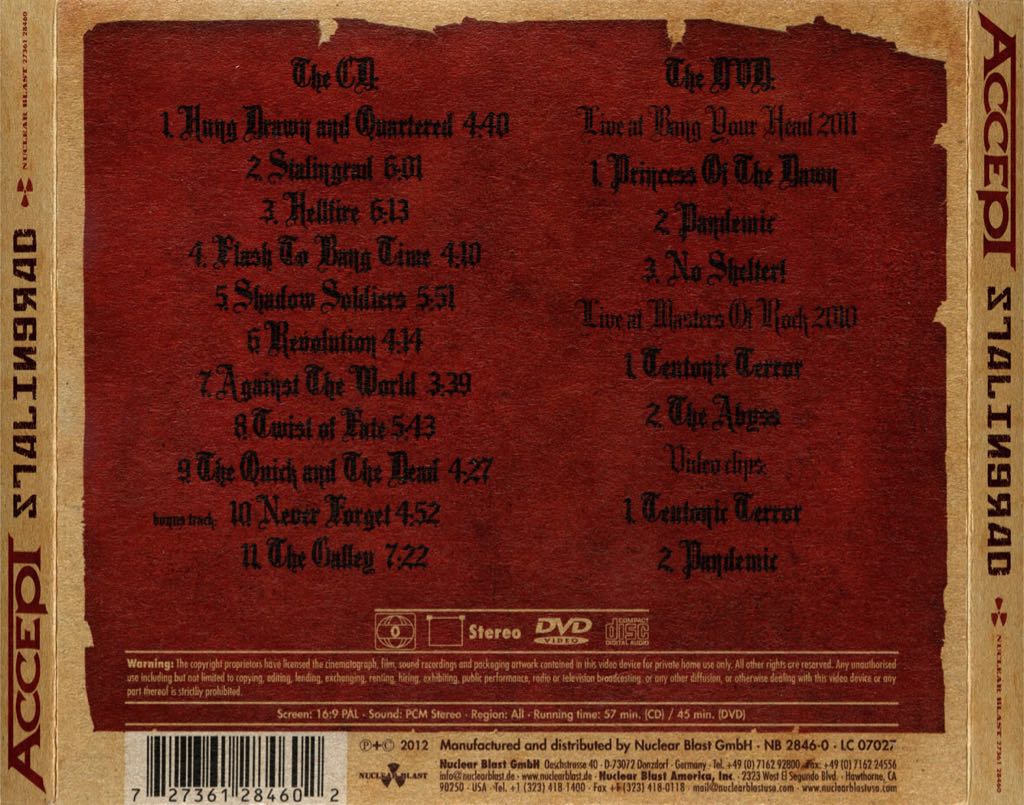 Stalingrad - Accept (CD) music collectible - Main Image 2