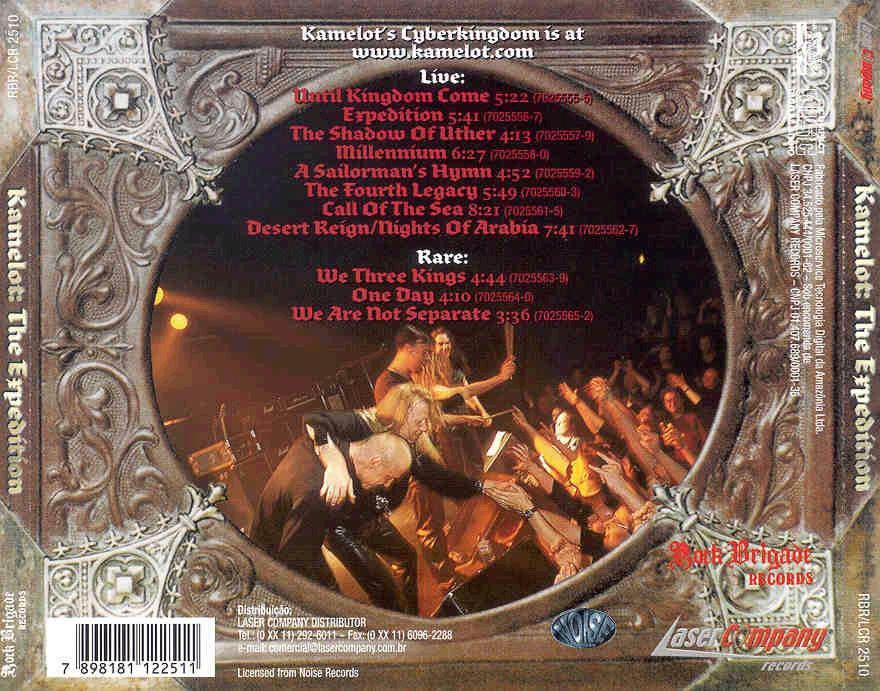 The Expedition - Kamelot (CD - 60:56) music collectible [Barcode 4006030033823] - Main Image 2