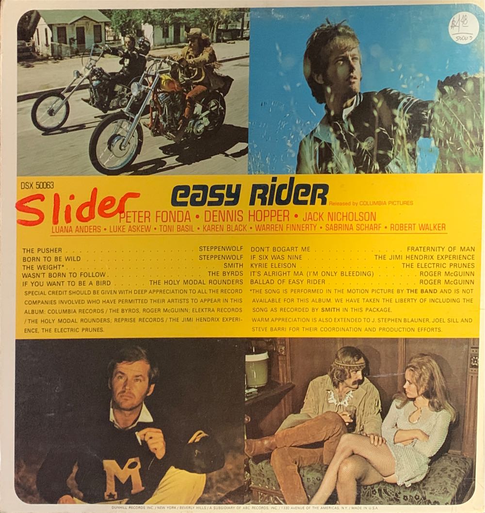Easy Rider OST - Various Artists (12”) music collectible - Main Image 2