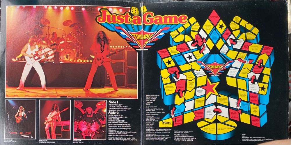 Triumph Just A Game - Triumph (12” - 36) music collectible - Main Image 2