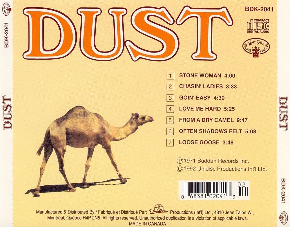 Dust - Dust (CD - 37) music collectible - Main Image 2