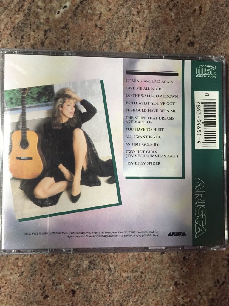 Coming Around Again - Simon, Carly (CD-R) music collectible [Barcode 4007192610389] - Main Image 2