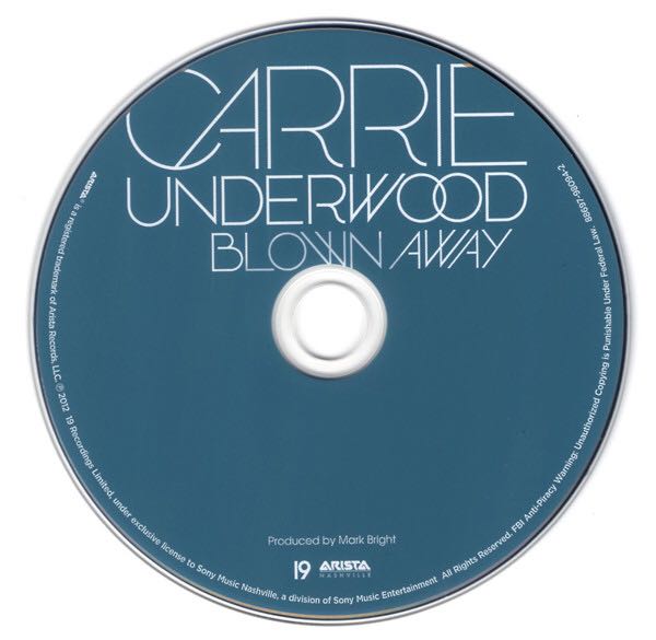 Blown Away - Carrie Underwood (CD - 56:47) music collectible [Barcode 886979809420] - Main Image 4