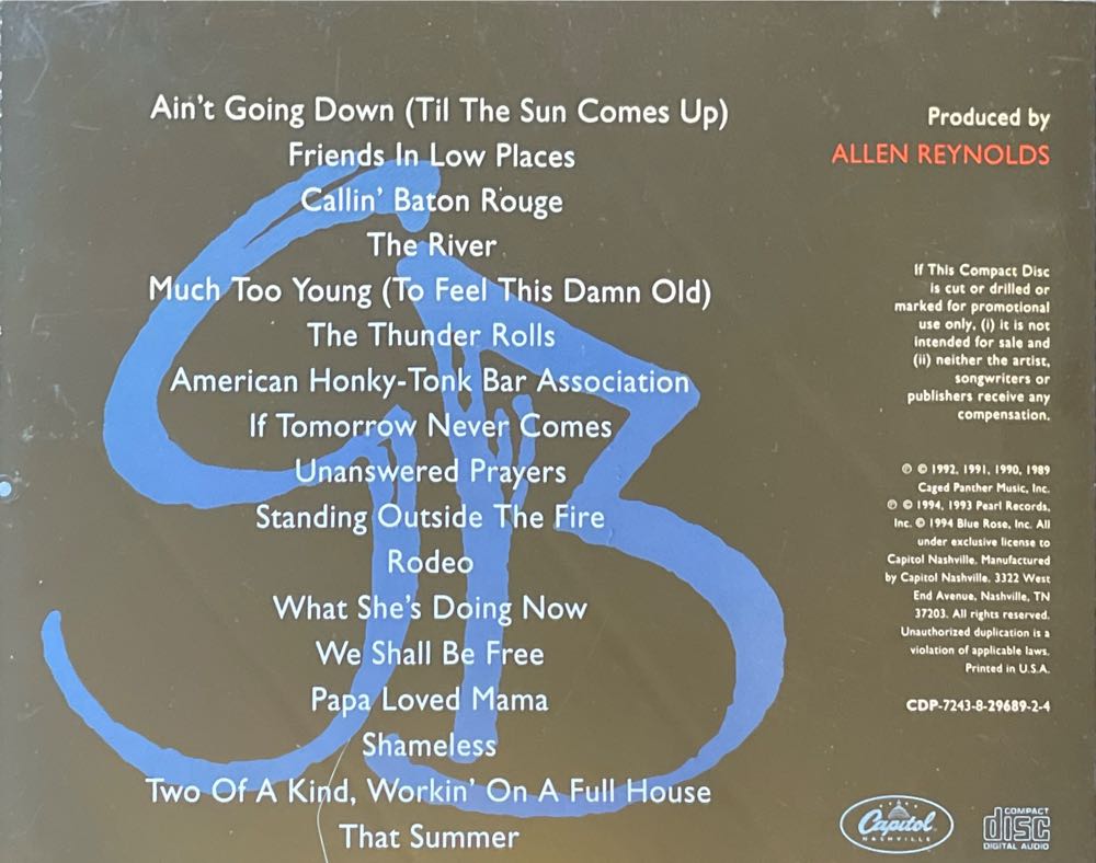 Hits, The - Brooks, Garth (CD) music collectible - Main Image 2