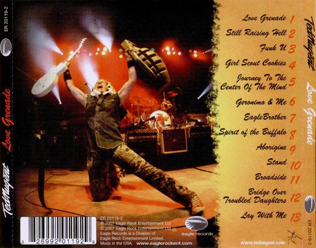 Love Grenade - Ted Nugent (CD) music collectible [Barcode 826992011929] - Main Image 2