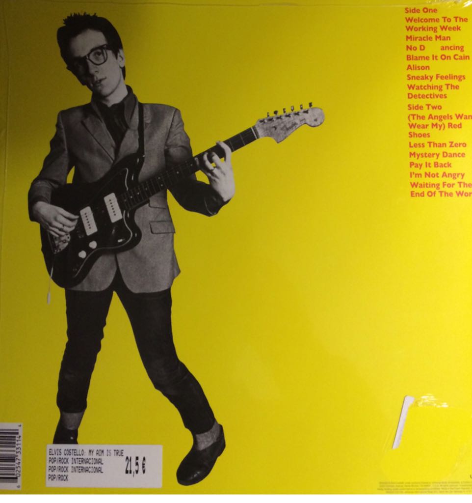 My Aim Is True - Elvis Costello (12”) music collectible [Barcode 602547331144] - Main Image 2