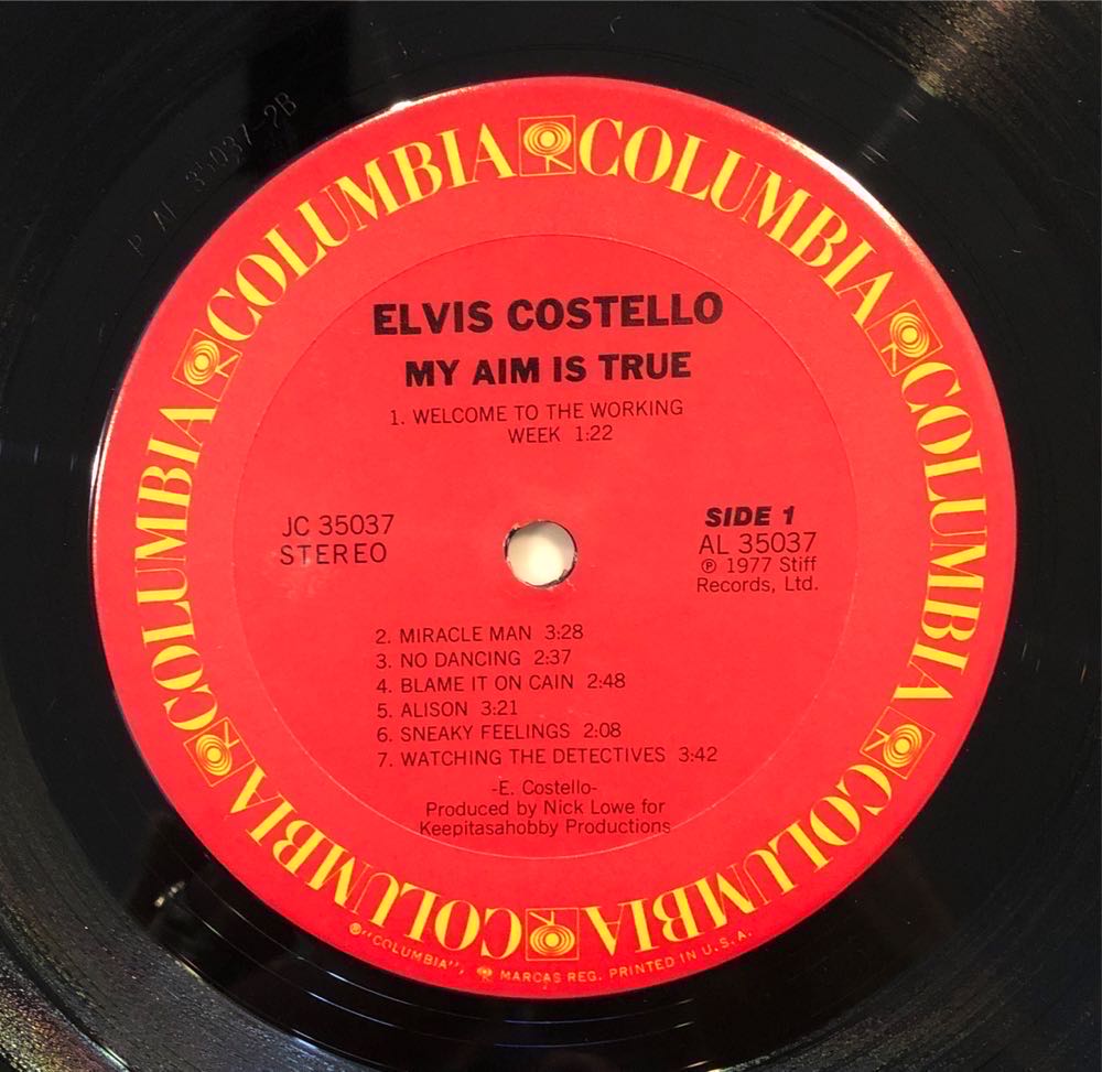 My Aim Is True - Costello, Elvis (12” - 37) music collectible - Main Image 3