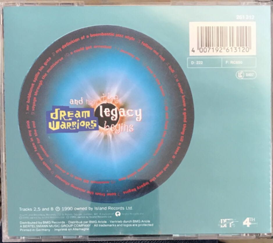 And Now The Legacy Begins - Dream Warriors (CD) music collectible - Main Image 2