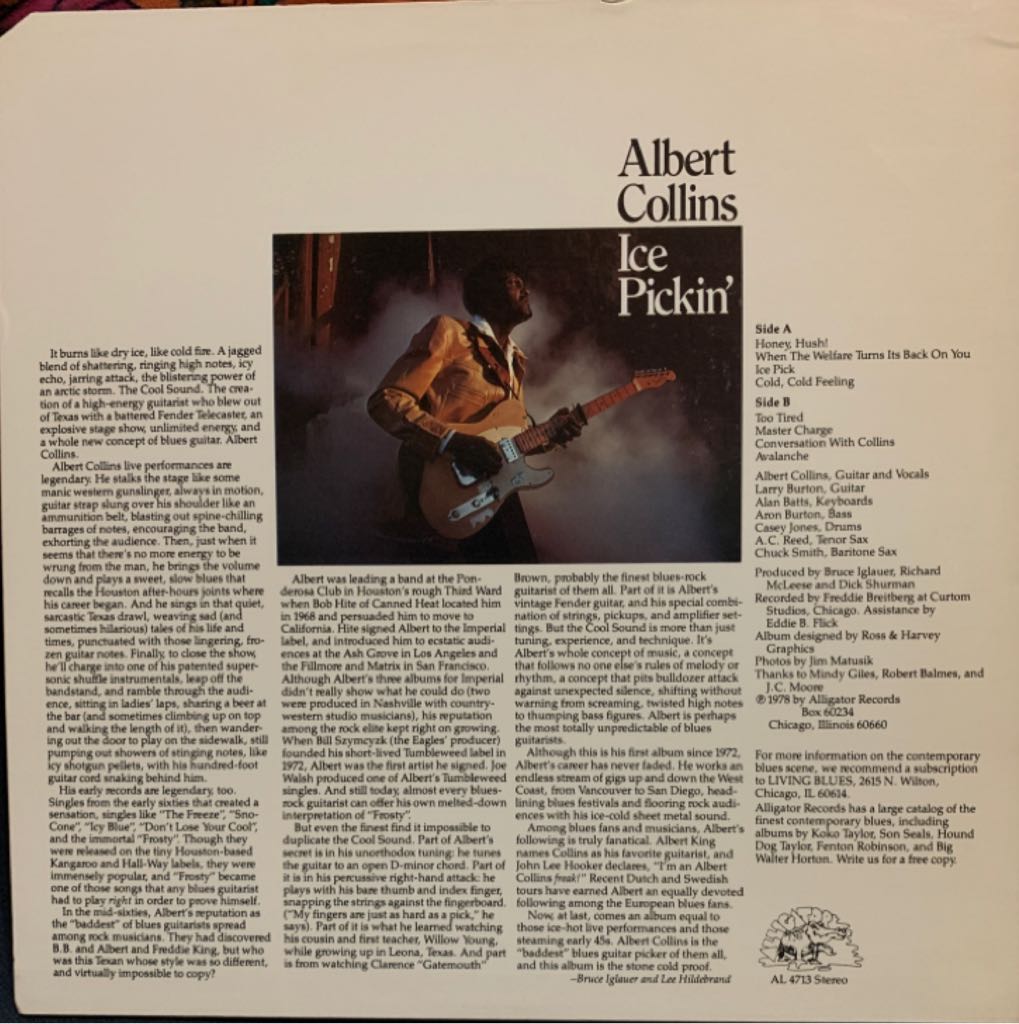 Ice Pickin’ - Collins, Albert (CD) music collectible - Main Image 2