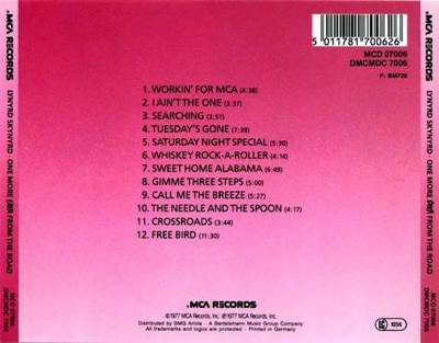 One More For From The Road(Double) - Lynyrd Skynyrd (12” - 84) music collectible - Main Image 2