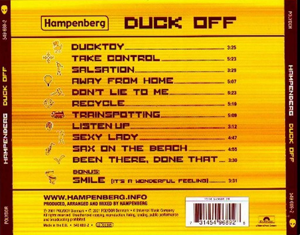 Duck Of - Hampenberg (CD) music collectible [Barcode 731454968928] - Main Image 2