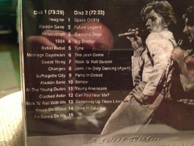A Sweet Thing - David Bowie (CD) music collectible - Main Image 2