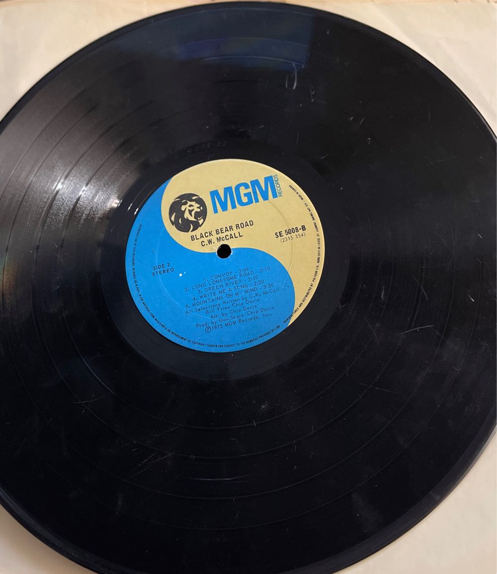 Black Bear Road - McCall C.W. (8-Track Cartridge) music collectible - Main Image 2