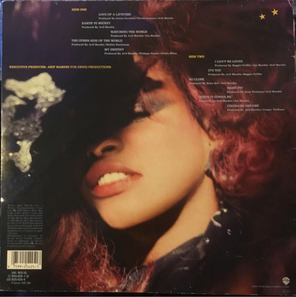 Destiny - Khan, Chaka (12”) music collectible [Barcode 075992542517] - Main Image 2