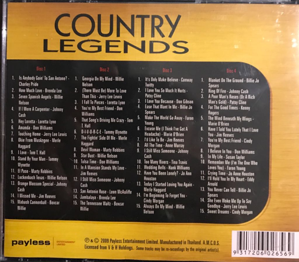 Double Cream - The Best Of Cream Of Country - Various (CD) music collectible [Barcode 886975461622] - Main Image 2