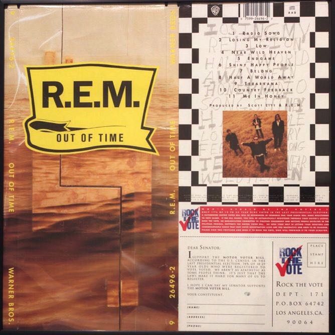 REM Out Of Time - R.E.M. (CD) music collectible - Main Image 2