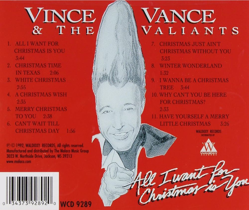 All I Want For Christmas Is You - Vince Vance And The Valiants (CD) music collectible [Barcode 034373928920] - Main Image 2