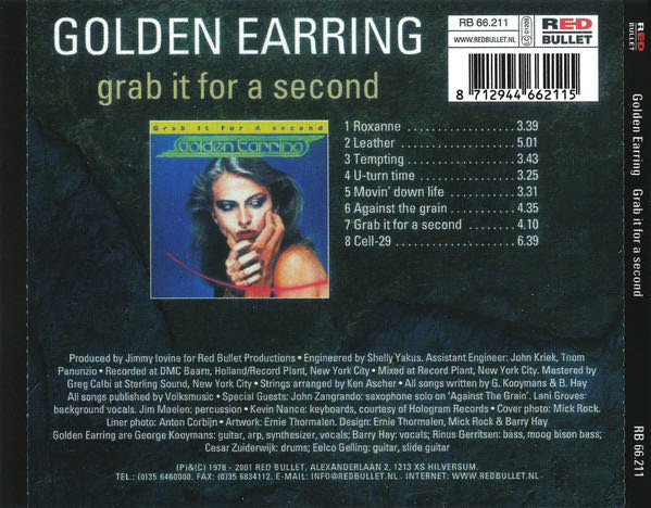 Grab It For A Second - Golden Earring (CD - 35) music collectible [Barcode 8712944662115] - Main Image 2