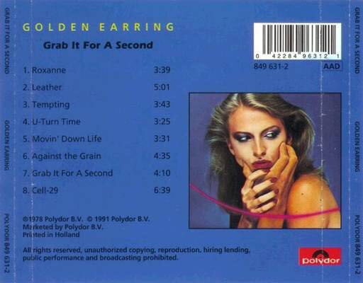 Grab It For A Second - Golden Earring (12”) music collectible - Main Image 2