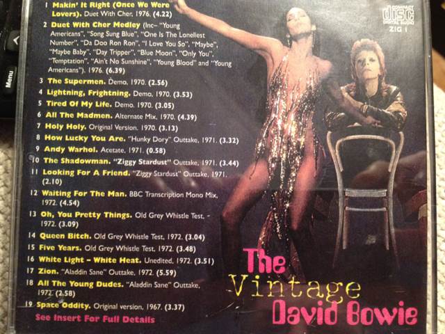 The Vintage - David Bowie (CD) music collectible - Main Image 2